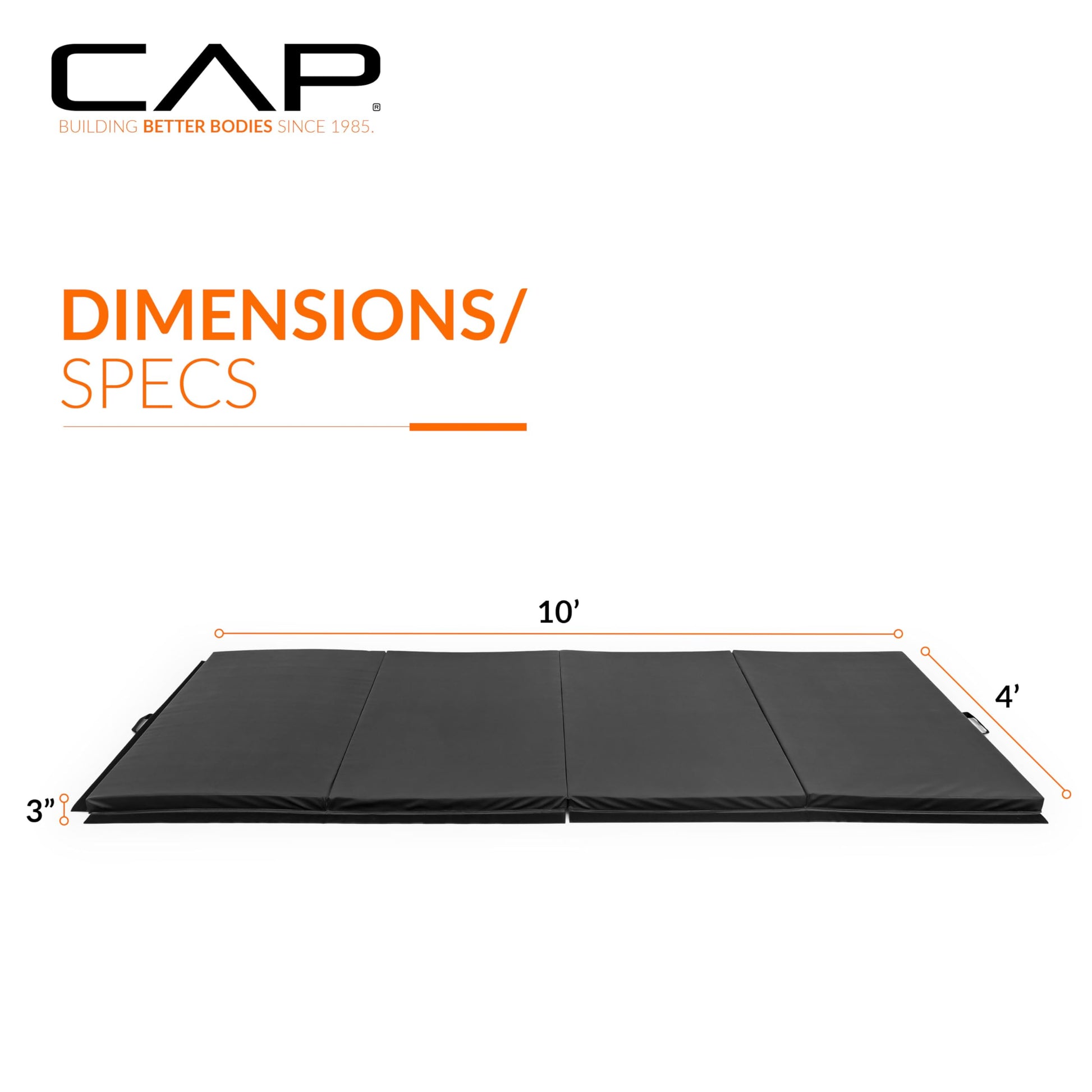 CAP Barbell All Purpose Folding Anti Tear Exercise Training Aerobic Fitness Gym & Gymnastics Balance Mat | Multiple colors jlhbookstore.store