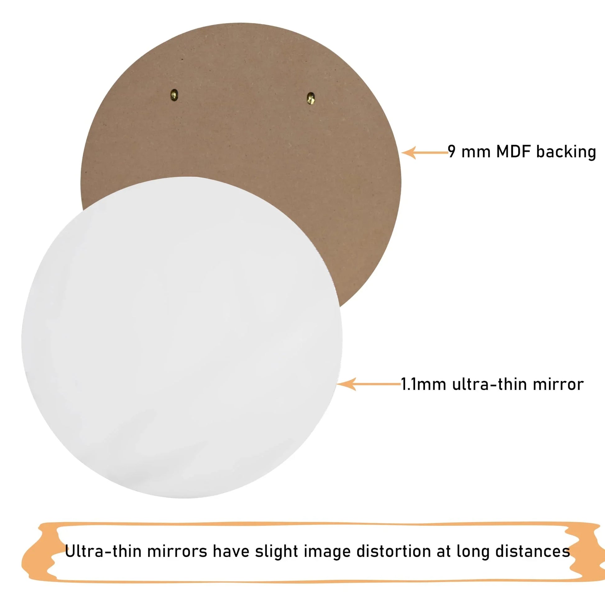 11.8-inch Small Round Wall Mirror, Gold Bathroom Mirror - Jlhbookstore.store