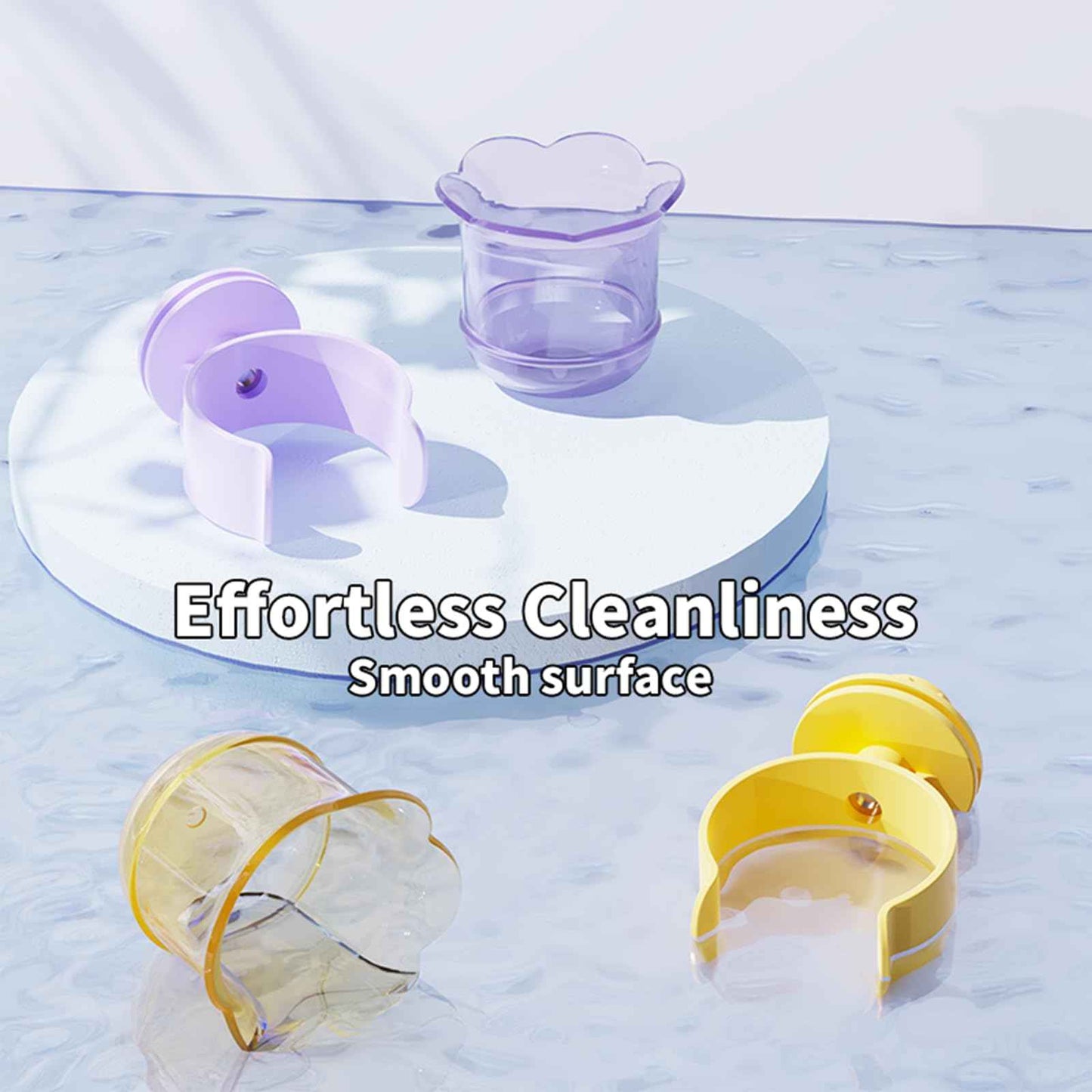 2pcs/4pcs PET Bird Bowls with Clamp, Bird Cage Feeder, Durable Water Bowl, Feeding Cups, Water Feeder for Cockatiel, Parakeet, Macaw, Finches, Lovebirds, Small Animals Gray (Pink, 2pcs)