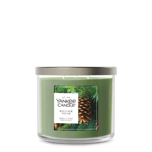 Yankee Candle, Balsam & Cedar Fall Scented Candle, 22oz Large Jar with up to 150 Hour Burn Time jlhbookstore.store
