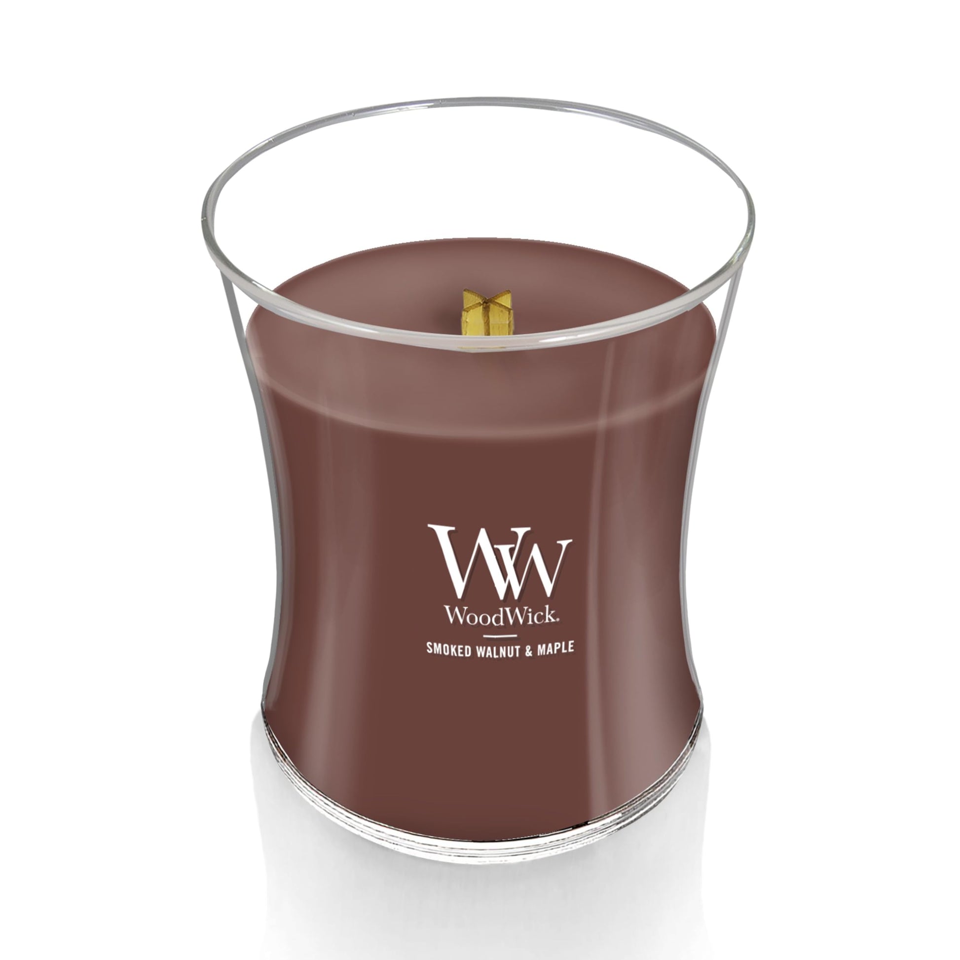 WoodWick Cinnamon Chai Holiday Candle Gifts for Women and Men, 9.7 oz Medium Hourglass Candle with Crackling Wick jlhbookstore.store