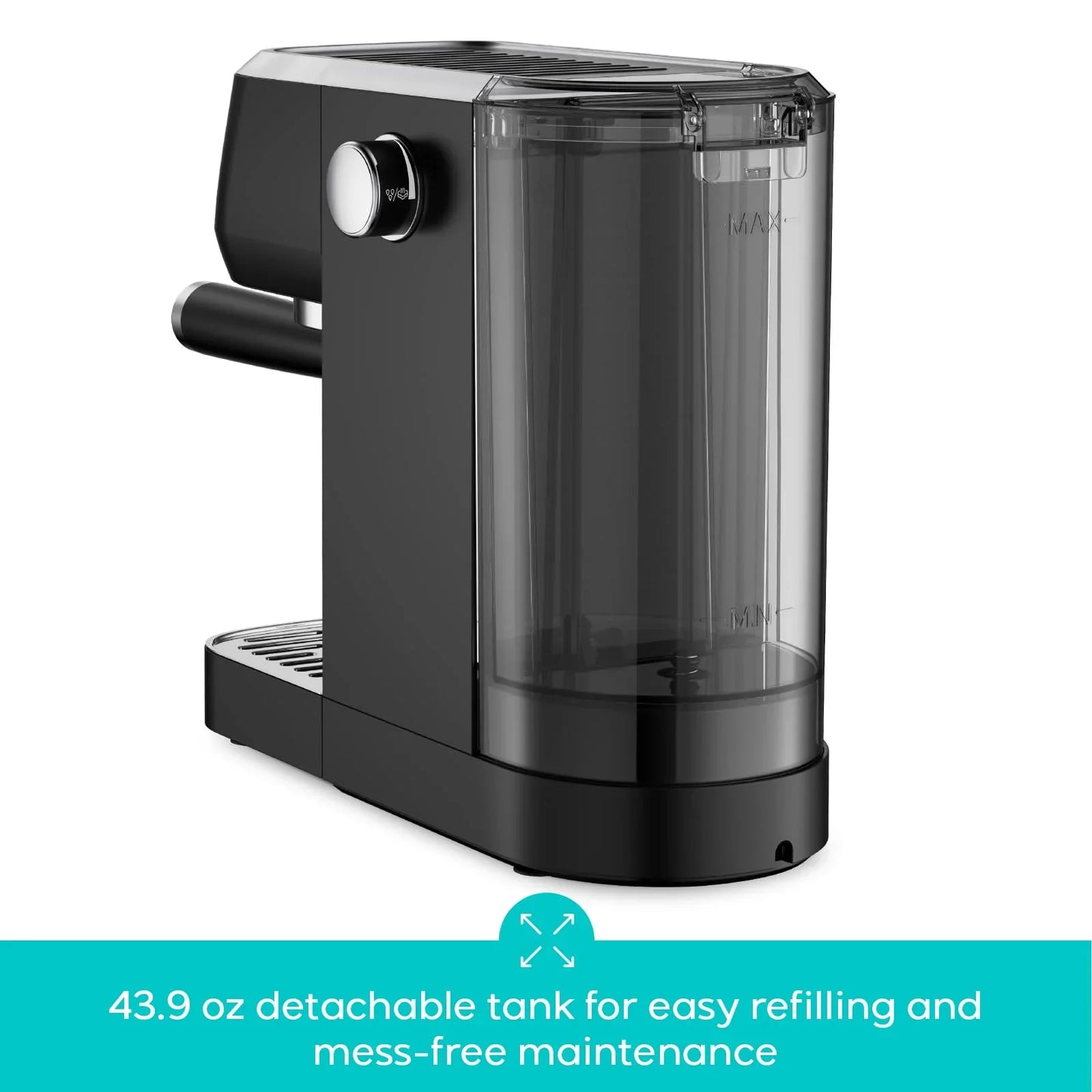 CASABREWS 3700 Essential Espresso Machine 20 Bar, Stainless steel Coffee Maker with Milk Frother, Espresso Coffee Machine for Cappuccino, Latte, 43.9oz Water Tank, Sapphire Blue - Jlhbookstore.store