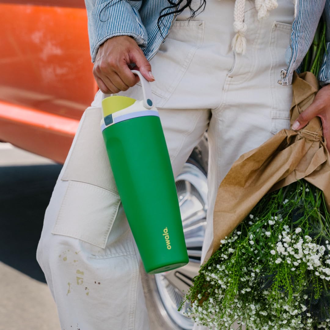 Owala FreeSip Sway Insulated Stainless Steel Water Bottle with Two-Way Spout, Built-In Straw and Bucket Handle, Made for Travel, School, and Sports, 40oz, BPA Free, Leak Proof, Off Road jlhbookstore.store
