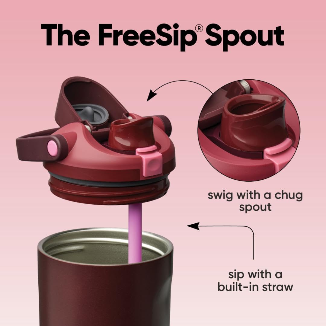 Owala FreeSip Sway Insulated Stainless Steel Water Bottle with Two-Way Spout, Built-In Straw and Bucket Handle, Made for Travel, School, and Sports, 40oz, BPA Free, Leak Proof, Off Road jlhbookstore.store