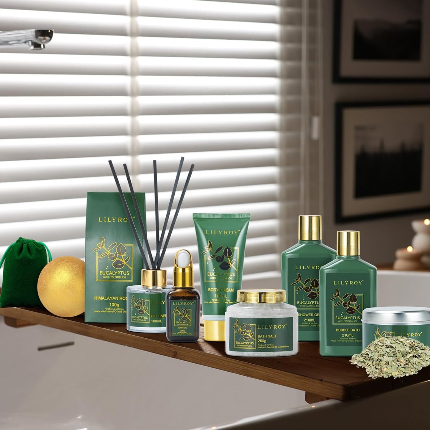 25Pcs Christmas Gifts for Women - Luxury Bath and Body Spa Gift Basket for Women with Necklace | Relaxing Care Kit Valentine's Mothers Day Gifts for Mom Gift Baskets for Anniversary or Bridal Shower