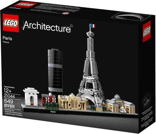LEGO Architecture Paris Model Building Set - Detailed Display Building Block Set for Kids, Boys and Girls, Ages 12+ - Unique Gift for Travel & Architecture Enthusiasts - 21044