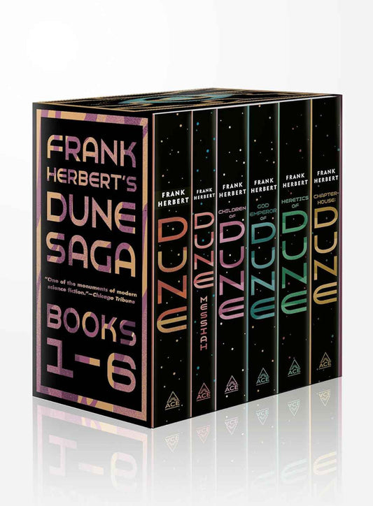 Frank Herbert's Dune Saga 6-Book Boxed Set: Dune, Dune Messiah, Children of Dune, God Emperor of Dune, Heretics of Dune, andChapterhouse: Dune