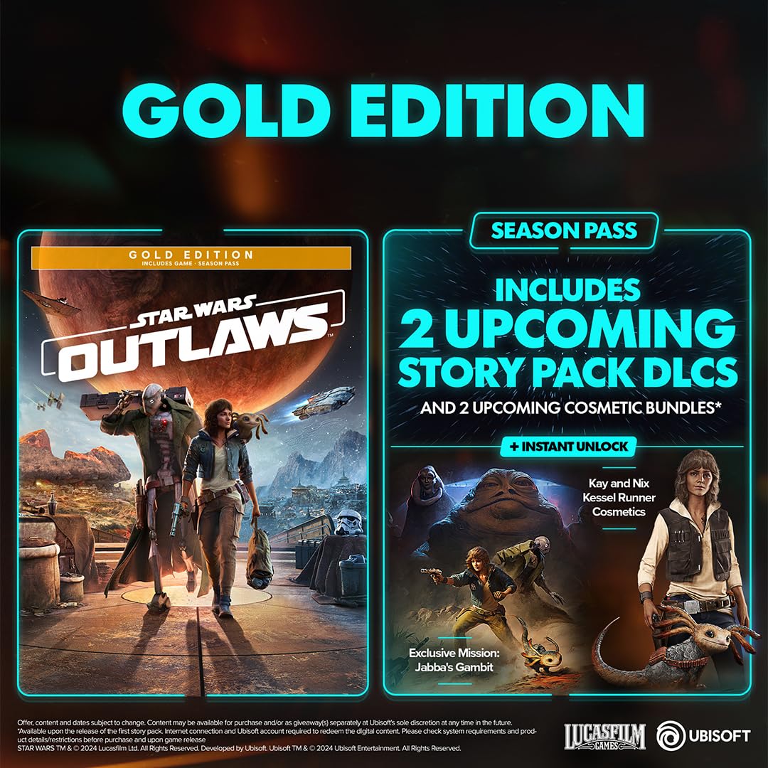Star Wars Outlaws - Limited Edition (Amazon Exclusive), PlayStation 5 jlhbookstore.store