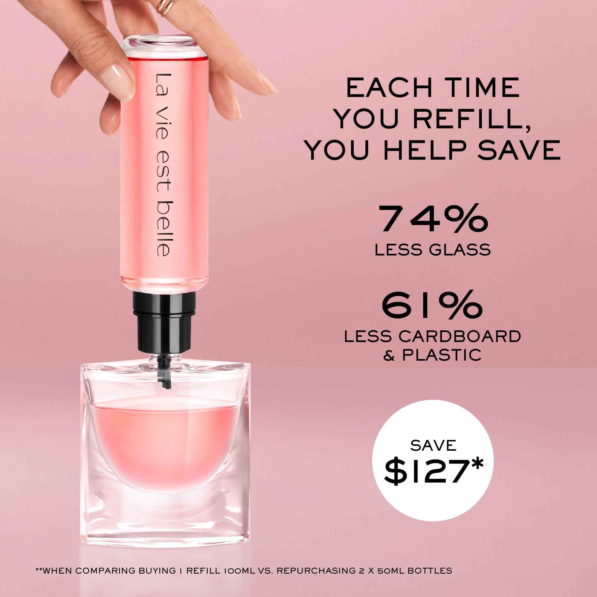 Lancôme La Vie Est Belle Eau de Parfum - Long Lasting Fragrance with Notes of Iris, Earthy Patchouli, Warm Vanilla & Spun Sugar - Floral & Sweet Women's Perfume