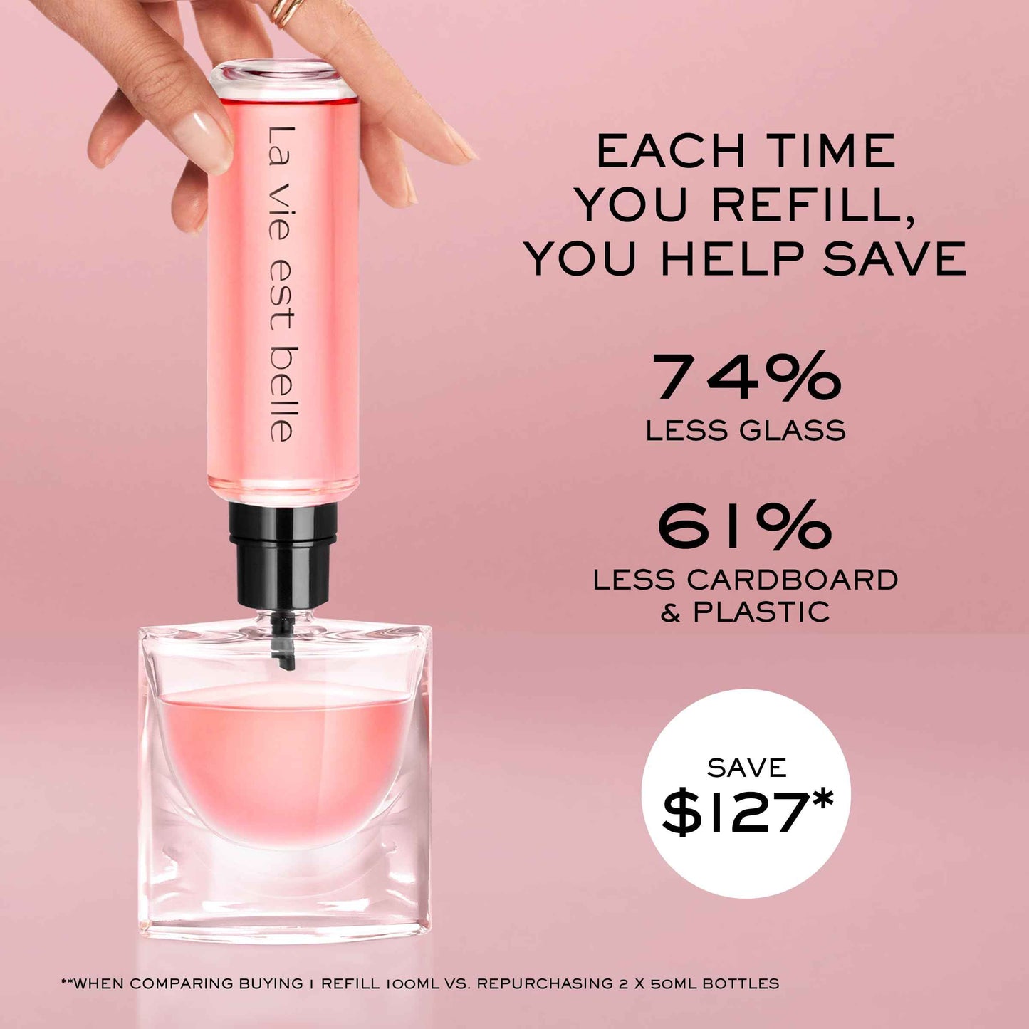 Lancôme La Vie Est Belle Eau de Parfum - Long Lasting Fragrance with Notes of Iris, Earthy Patchouli, Warm Vanilla & Spun Sugar - Floral & Sweet Women's Perfume