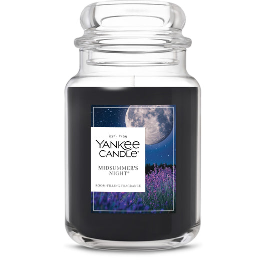 Yankee Candle Mid Summer's Night Scented Candle, 22oz Large Jar with up to 150 Hour Burn, Giftable jlhbookstore.store