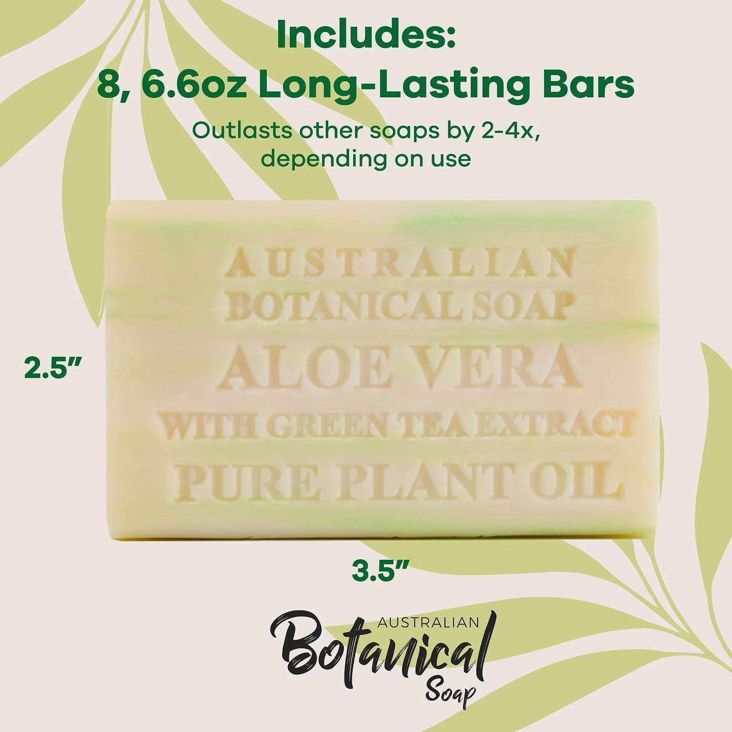 Australian Botanical Soap, 6.6 OZ, Triple Milled Bars with Pure Plant Oil, Natural Soap Base, Enriched with Organic Shea Butter, for Men, Women, All Skin Types, Variety Pack of 8, Packaging May Vary - Jlhbookstore.store