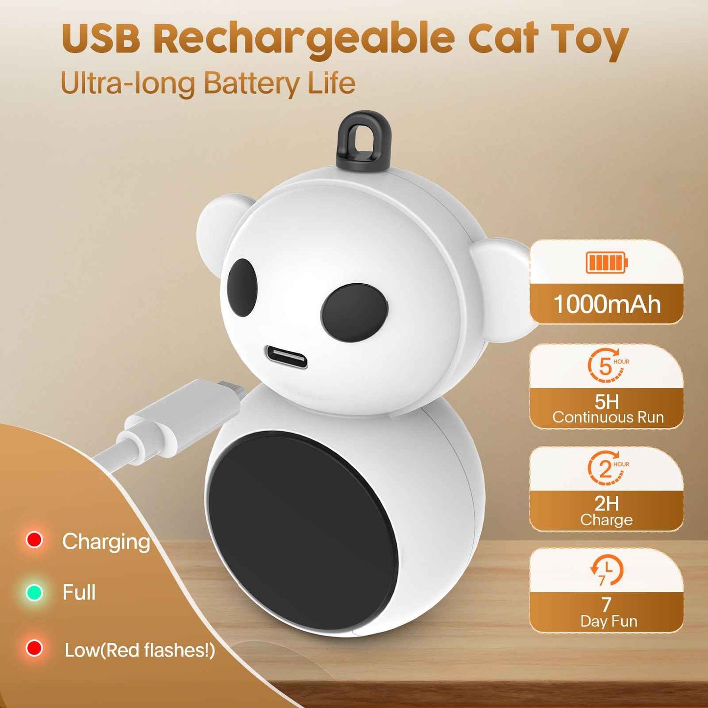 Interactive Cat Toys for Indoor Cats: 2 in 1 Laser Pointer Cat Toy with Automatic Flying Bird & Mouse Wand, Smart Motion Mode Adjustable Speed, USB Rechargeable Safe for Bored Kittens and Adult Cats