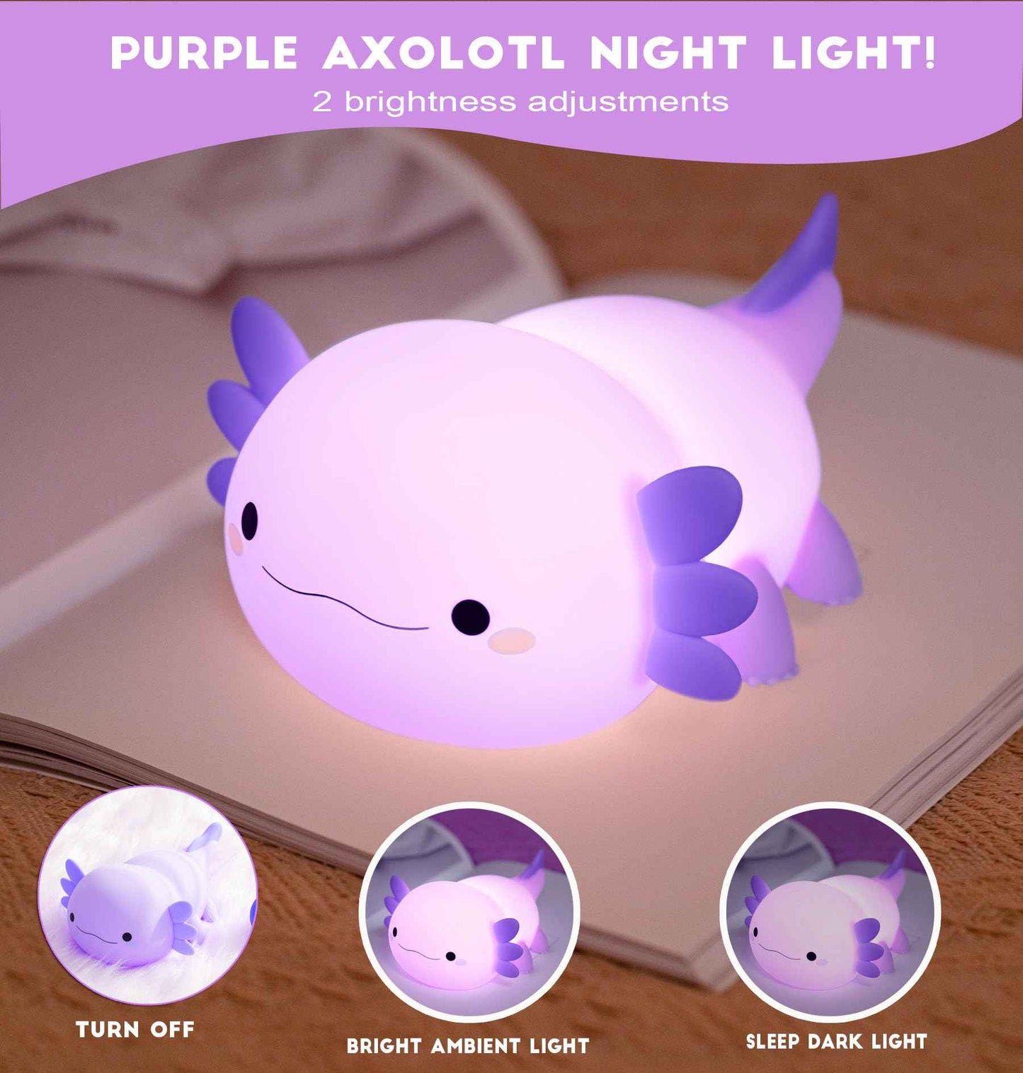 DREAMING MY DREAM Cute Duck Lamp,Do Do Duck Night Light,Silicone Squishy Nursery Bedside Lamp,USB Rechargeable Touch Table Lampfor Bedrooms, Living Room Decor Gift Toy