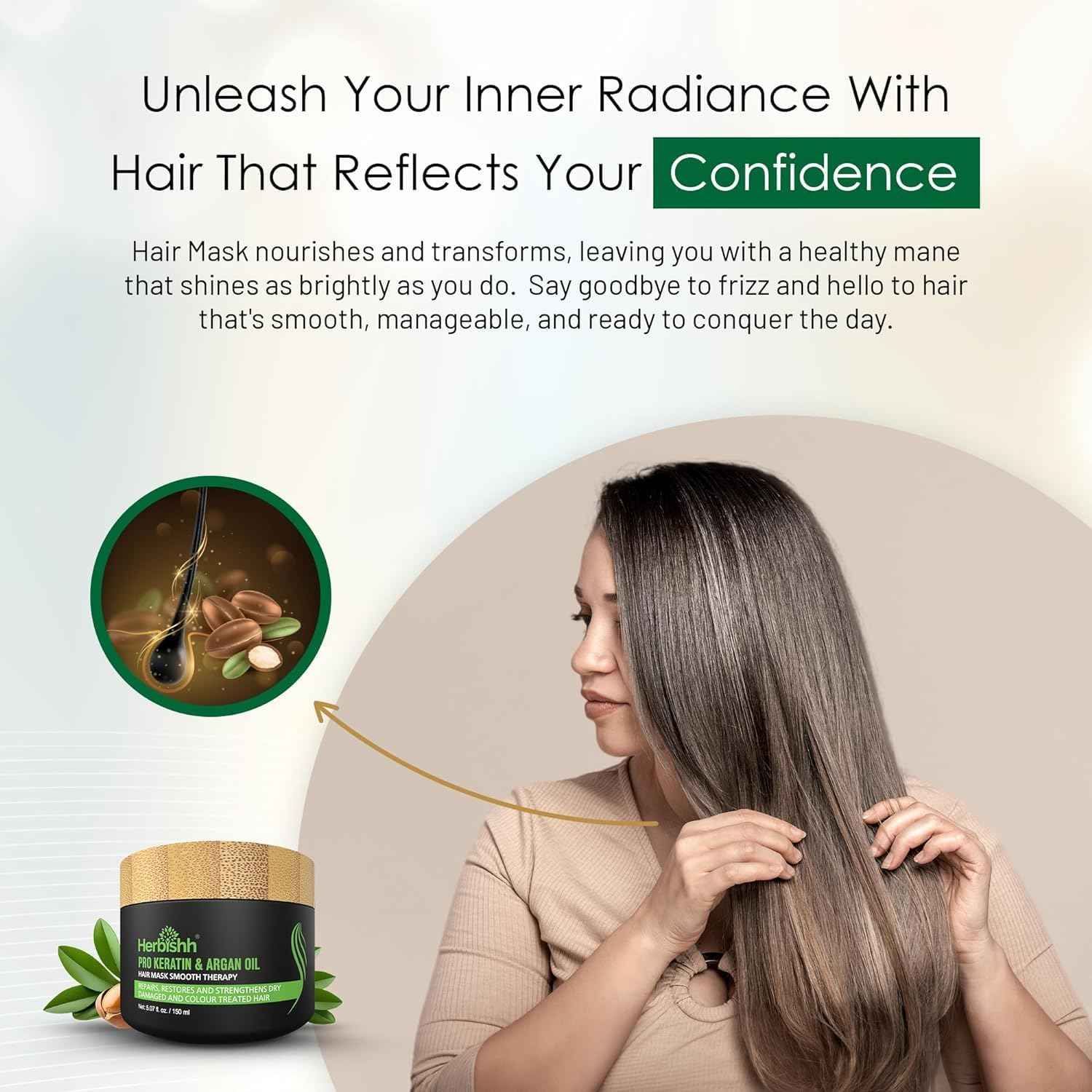 Herbishh Black Shampoo, Hair Dye Shampoo 3 in 1, 100% Grey Coverage, Demi-Permanent Hair Color for Men & Women, Long-lasting Color in 5-15 Mins, Ammonia-free, 200 ml