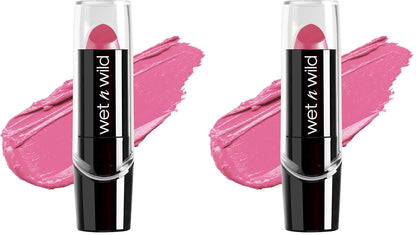 wet n wild Silk Finish Lipstick, Hydrating Rich Buildable Lip Color, Formulated with Vitamins A,E, & Macadamia for Ultimate Hydration, Cruelty-Free & Vegan - Blind Date