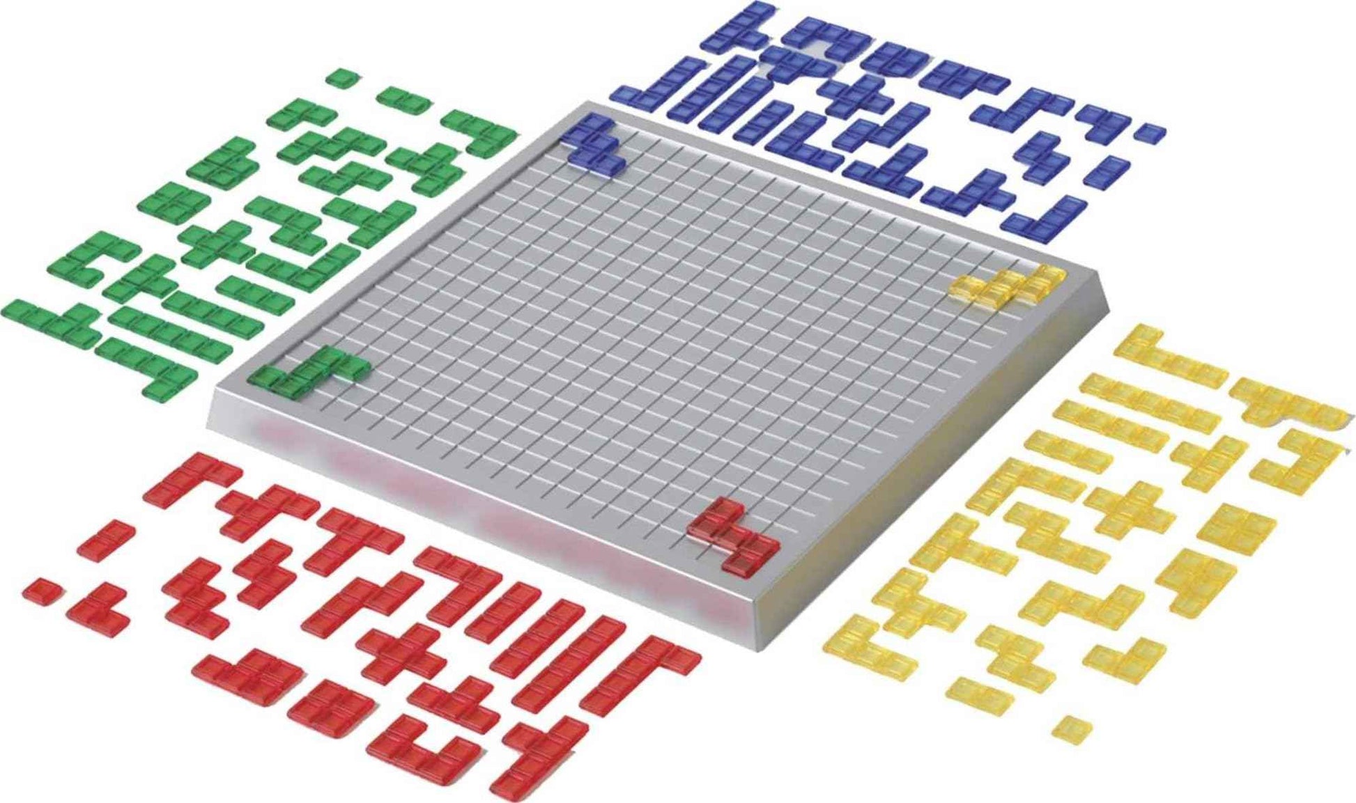 Mattel Games Blokus XL Board Games for Family Night, Brain Games for 2 to 4 Players, Oversized Board and Pieces (Amazon Exclusive)