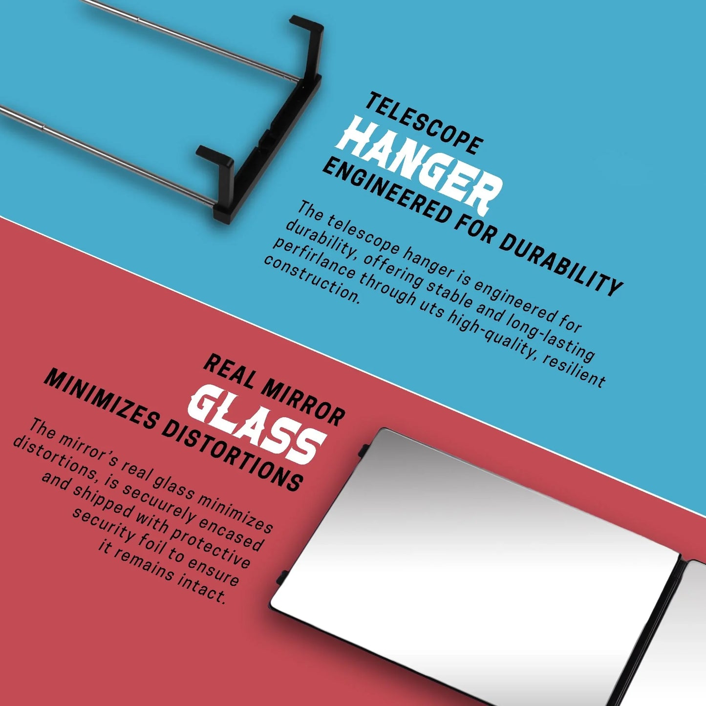 The 360 Mirror - 3 Way Mirror for Self Hair Cutting - Adjustable Trifold Barber Miror to Cut Your Own Hair - Tri Fold Self Haircut System for Men and Women Braiding - Three Sided Miror for Haircuts - Jlhbookstore.store