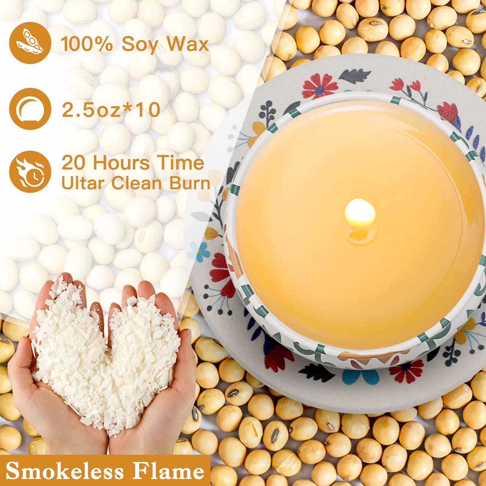 Scented Candles Gift Set,12 Pack Candles for Home Scented, 300 Hour Long Lasting Soy Wax Aromatherapy Candle Set, Birthday Gifts for Women with Gift Box