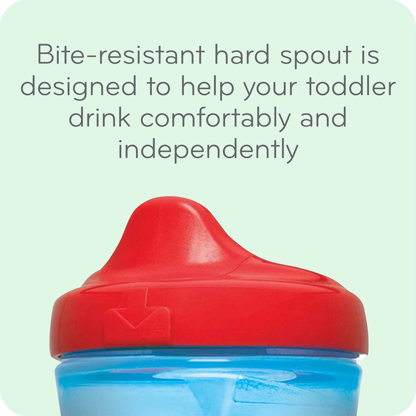 NUK Sesame Street Hard Spout Cup, 10 Oz, 2 Pack – BPA Free, Spill Proof Sippy Cup