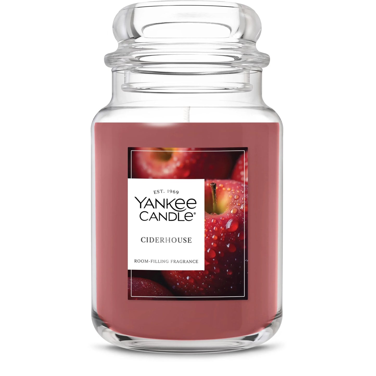 Yankee Candle Autumn Wreath, Fall Scented Candle, 22oz Large Jar with up to 150 Hour Burn Time - Jlhbookstore.store