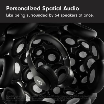 Beats Solo 4 - Wireless On-Ear Bluetooth Headphones, Up to 50-Hour Battery Life, Ultra-Lightweight Comfort, Powerful and Balanced Sound, Apple & Android Compatible - Slate Blue