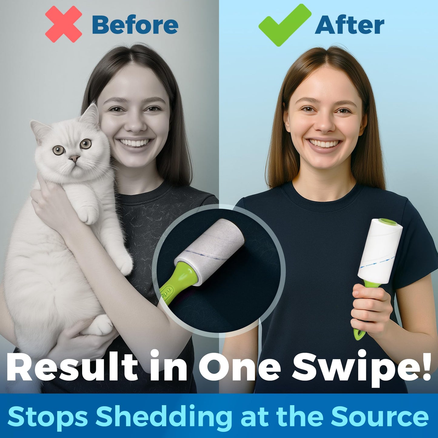 PetLovers Extra Sticky Lint Roller Mega Value Set 450 Sheets for Pet Hair Removal and Clothes, Dog and Cat Lint Remover 5 Pack jlhbookstore.store