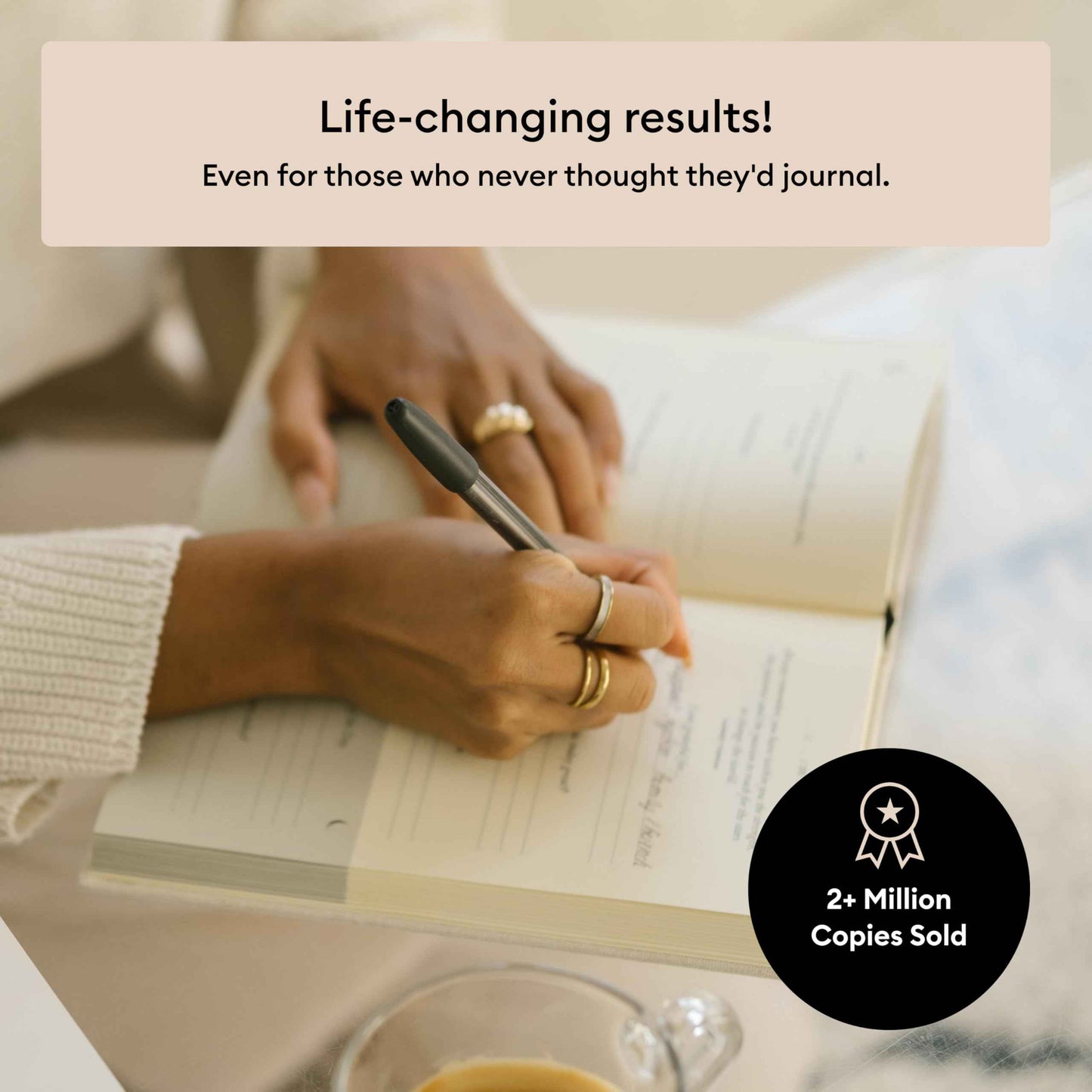 Intelligent Change The Five Minute Journal - Original Daily Gratitude Journal 2025 for Happiness, Mindfulness & Reflection - Daily Affirmations - Undated Planner Gifts for Women & Men