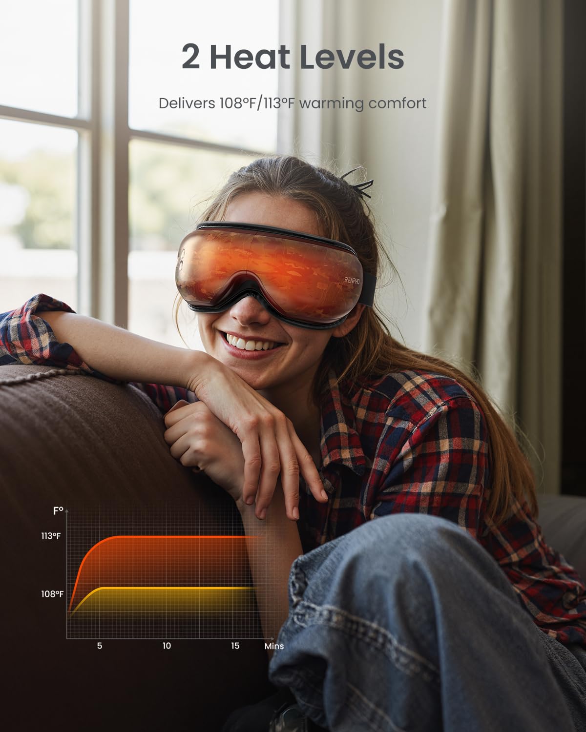 RENPHO Eyeris 1 Eye Massager with Heat, Christmas Birthday Gifts for Women Mom, FSA Eligible HSA Eye Mask for Migraine, Smart Sleep Mask for Dry Eyes Relax, Reduce Strain for Men Dad Her Him jlhbookstore.store