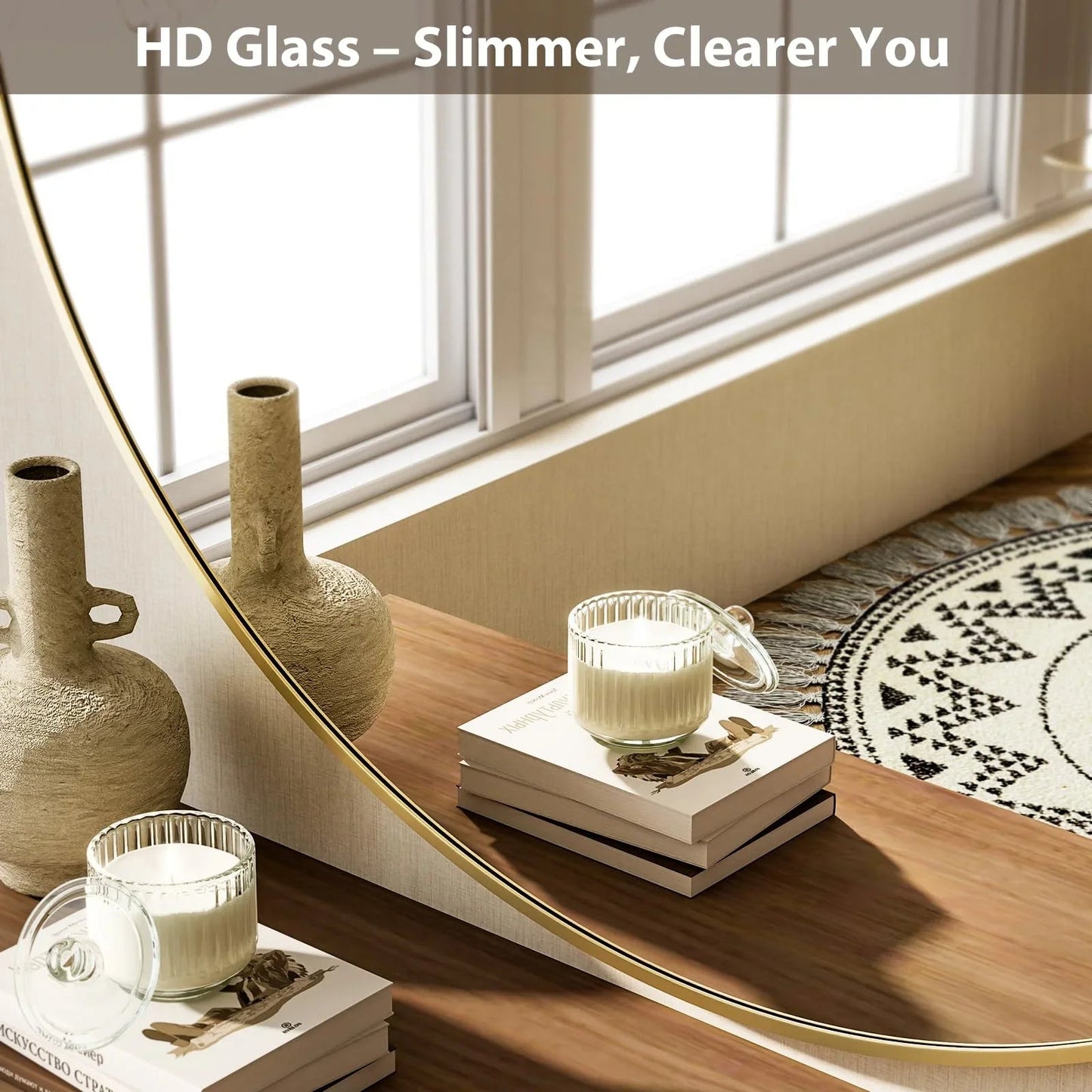 HARRITPURE Round Mirror 30 Black Wall Mounted Circle Mirrors Vanity Mirror with Brushed Aluminum Alloy Frame Modern Decoration for Bathroom, Living Room, Vanity, Bedroom, Entryway jlhbookstore.store