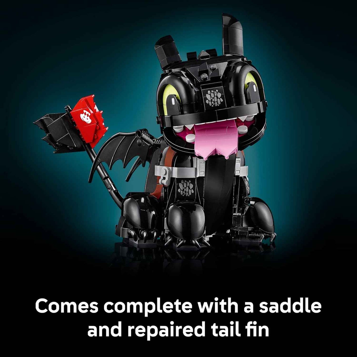 LEGO Icons How to Train Your Dragon: Toothless Building Set for Adults, Ages 18+ - Room Decor for Office, Bedroom, or Book Shelf - Collectible for Movie Fans - Gift Idea for Birthdays - 10375