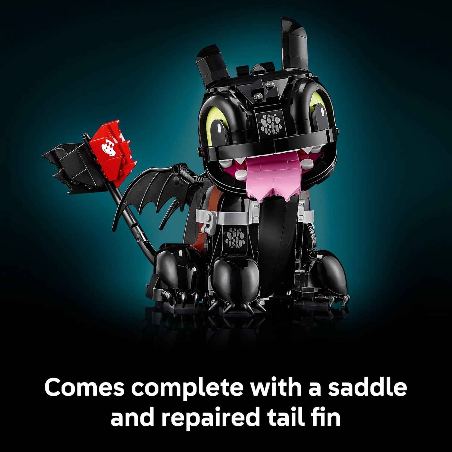 LEGO Icons How to Train Your Dragon: Toothless Building Set for Adults, Ages 18+ - Room Decor for Office, Bedroom, or Book Shelf - Collectible for Movie Fans - Gift Idea for Birthdays - 10375