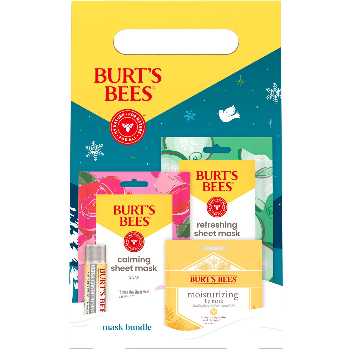 Burt's Bees Christmas Gifts, 3 Body Skincare Stocking Stuffers, Hand Repair Set, 3 Hand Creams plus Gloves - Almond Milk Hand Cream, Lemon Butter Cuticle Cream, Shea Butter Hand Repair Cream jlhbookstore.store