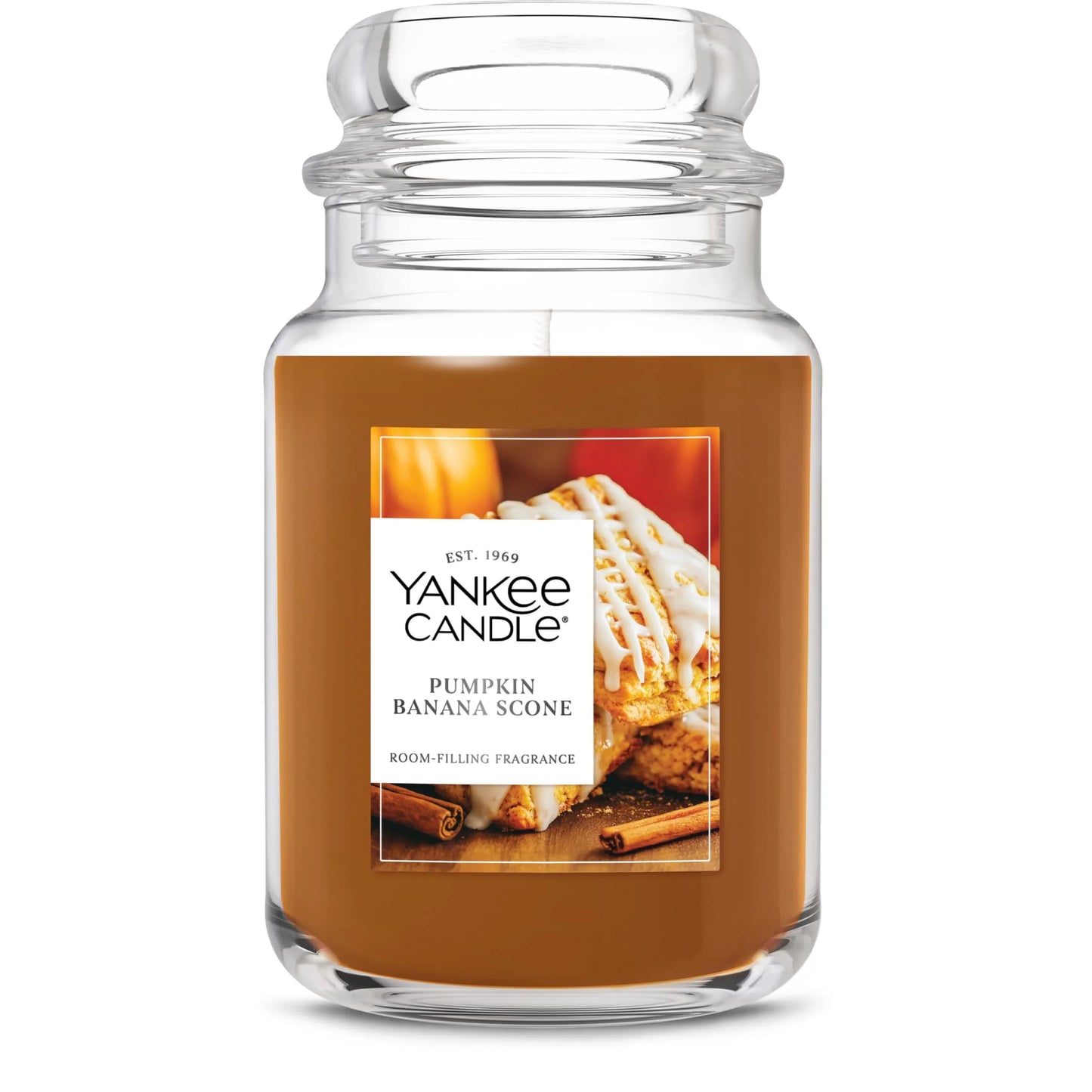 Yankee Candle Autumn Wreath, Fall Scented Candle, 22oz Large Jar with up to 150 Hour Burn Time - Jlhbookstore.store