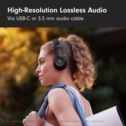 Beats Solo 4 - Wireless On-Ear Bluetooth Headphones, Up to 50-Hour Battery Life, Ultra-Lightweight Comfort, Powerful and Balanced Sound, Apple & Android Compatible - Slate Blue