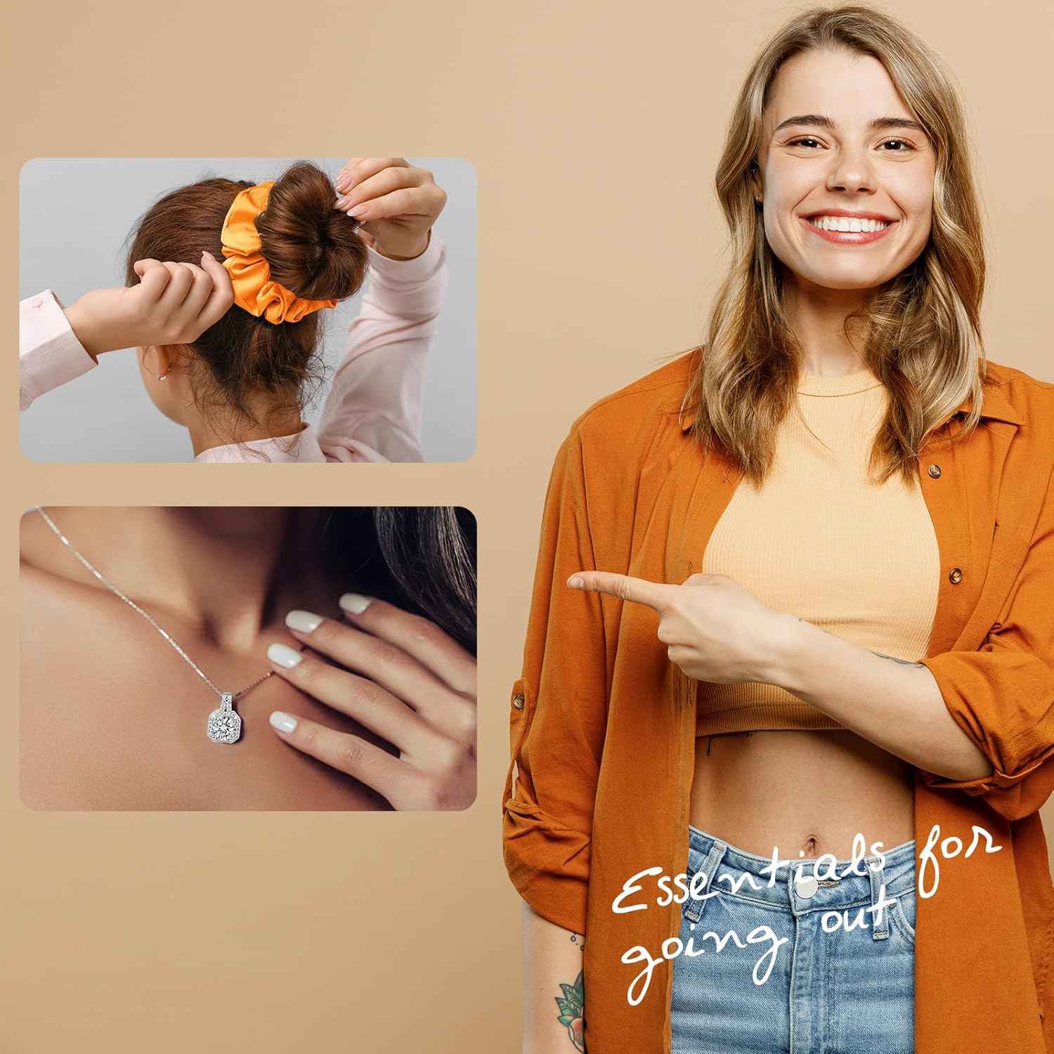 25Pcs Christmas Gifts for Women - Luxury Bath and Body Spa Gift Basket for Women with Necklace | Relaxing Care Kit Valentine's Mothers Day Gifts for Mom Gift Baskets for Anniversary or Bridal Shower