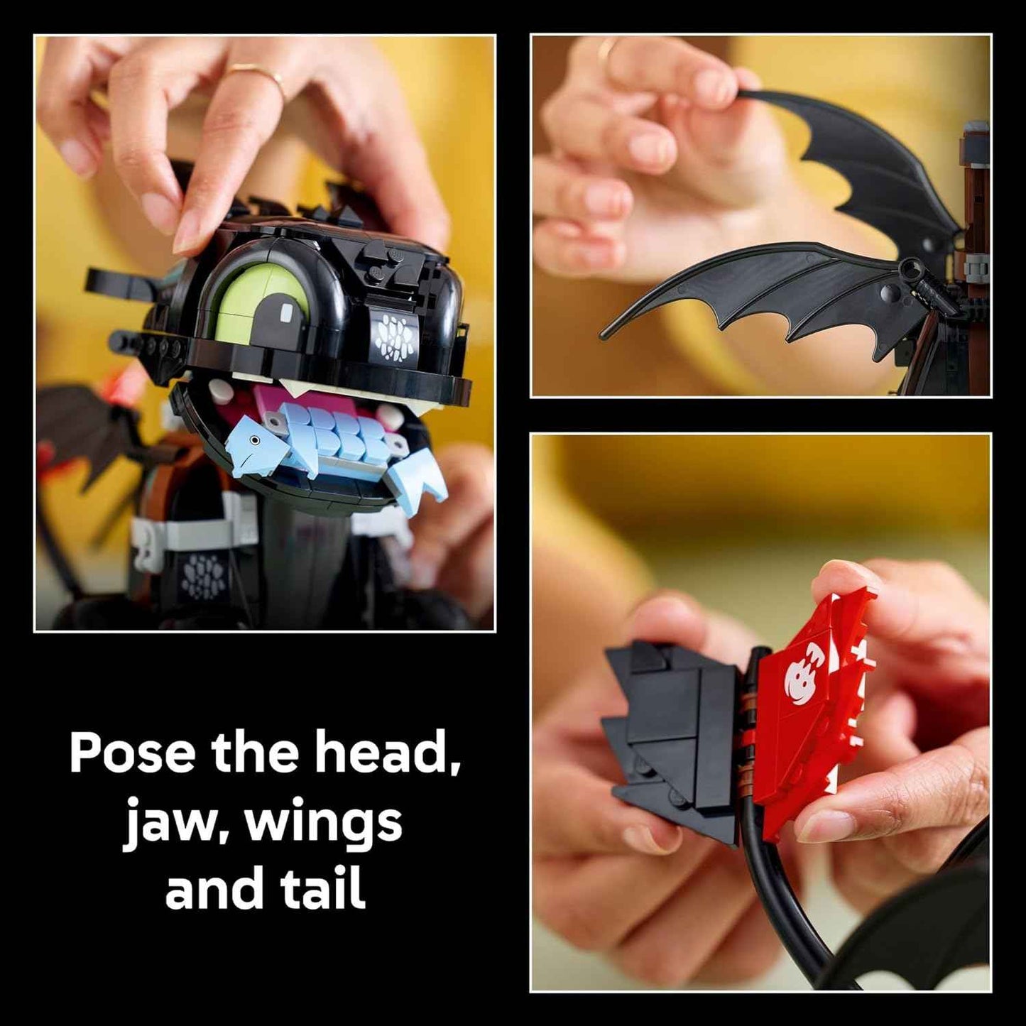 LEGO Icons How to Train Your Dragon: Toothless Building Set for Adults, Ages 18+ - Room Decor for Office, Bedroom, or Book Shelf - Collectible for Movie Fans - Gift Idea for Birthdays - 10375