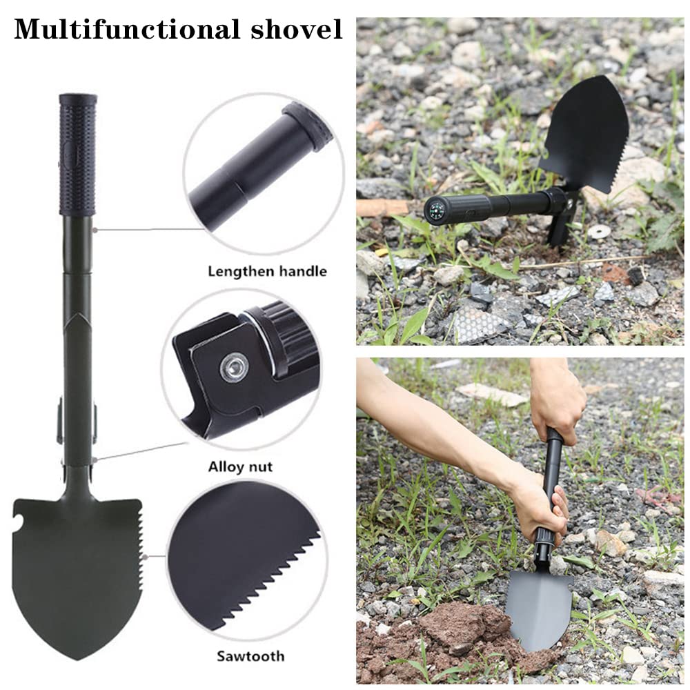 Roadside Assistance Emergency Kit - Car Emergency Kit with Jumper Cables (Upgraded) Emergency Roadside Kit for Car 142 Pieces Car Safety Kits,Tow Strap,Tool Kit,Reflective Warning Triangle