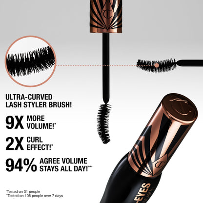 Charlotte Tilbury Exagger-Eyes Volume & Length Mascara, Exagger-Black