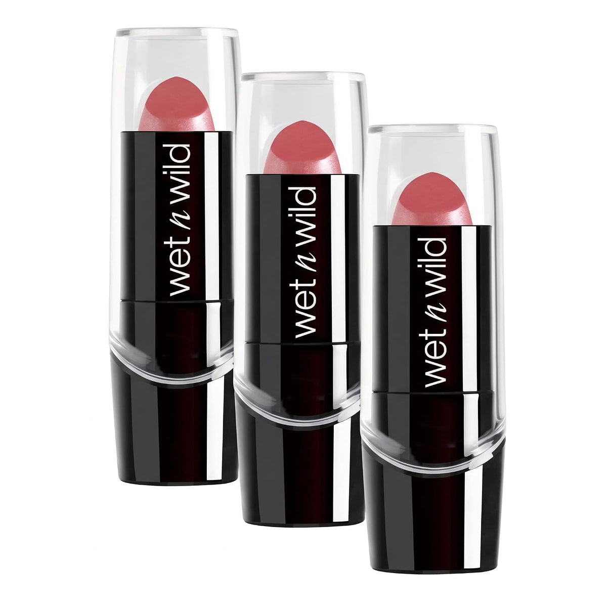 wet n wild Silk Finish Lipstick, Hydrating Rich Buildable Lip Color, Formulated with Vitamins A,E, & Macadamia for Ultimate Hydration, Cruelty-Free & Vegan - Blind Date