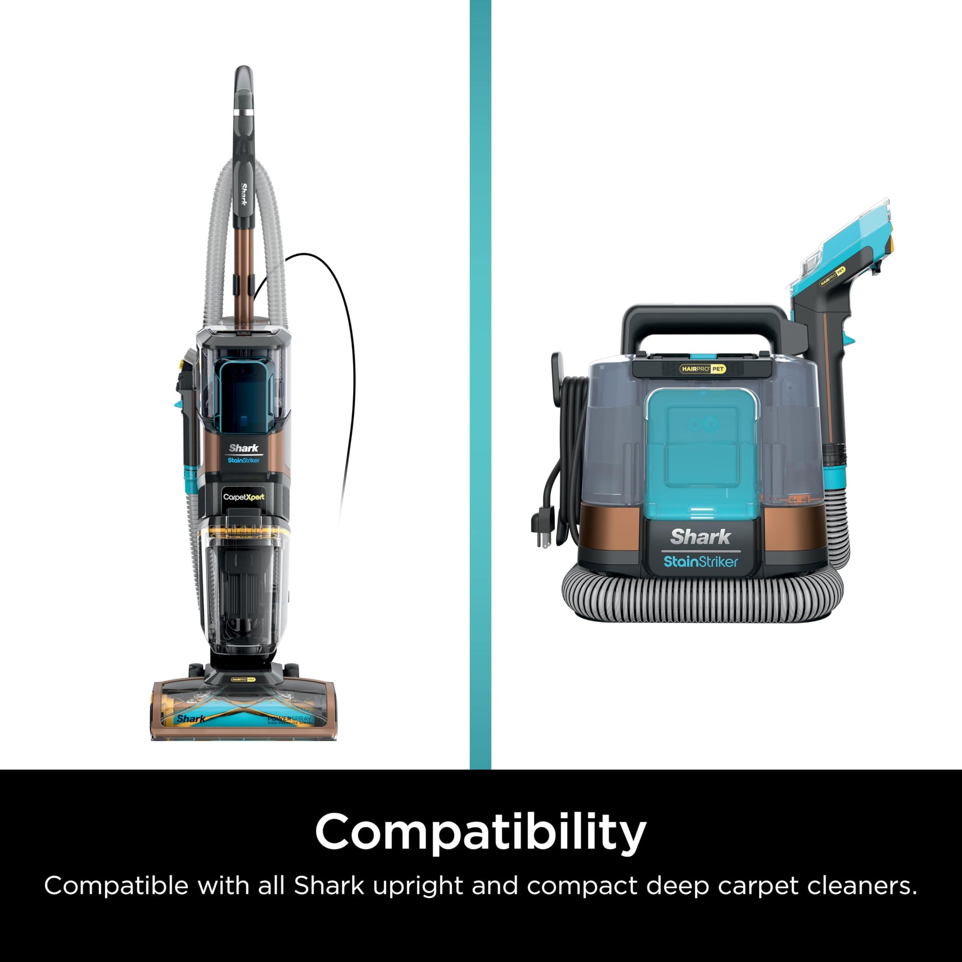 Shark StainStriker Pet Bundle for All StainStriker Portable Carpet Cleaners, Includes 32oz OXY Multiplier formula and 16oz Deep Clean Pet formula, PXCPBUNDLE jlhbookstore.store