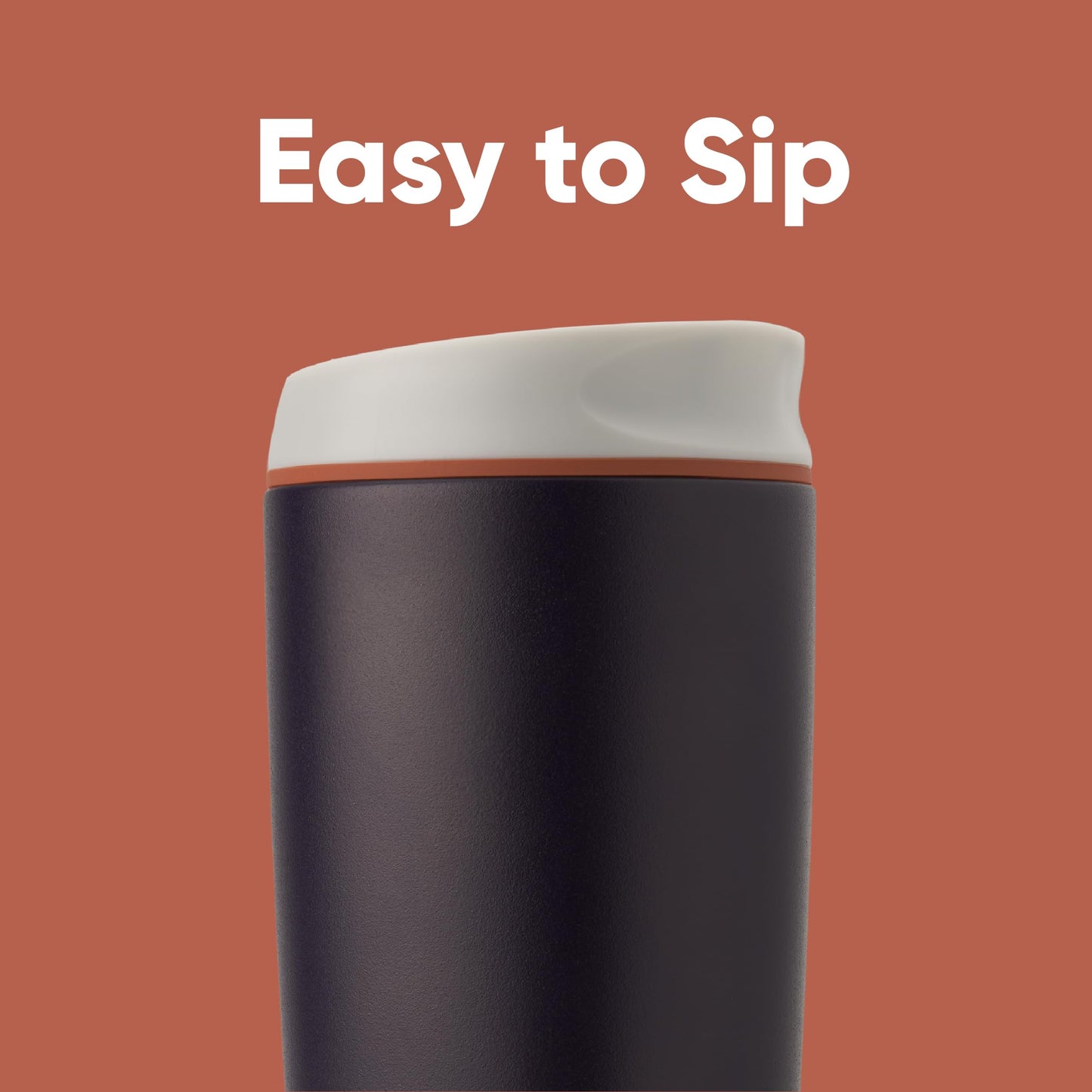 Owala SmoothSip Insulated Stainless Steel Coffee Tumbler, Reusable Iced Coffee Cup, Hot Coffee Travel Mug, BPA Free, 20 oz, Pink (Watermelon Breeze)