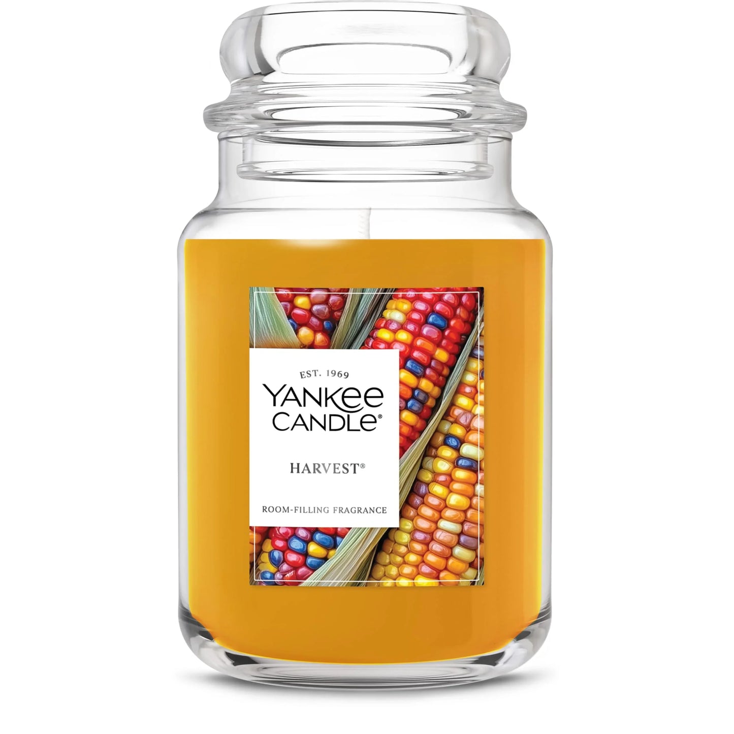 Yankee Candle Autumn Wreath, Fall Scented Candle, 22oz Large Jar with up to 150 Hour Burn Time - Jlhbookstore.store