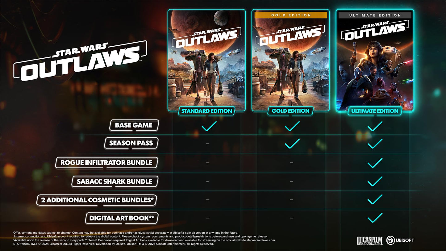 Star Wars Outlaws - Limited Edition (Amazon Exclusive), PlayStation 5 jlhbookstore.store