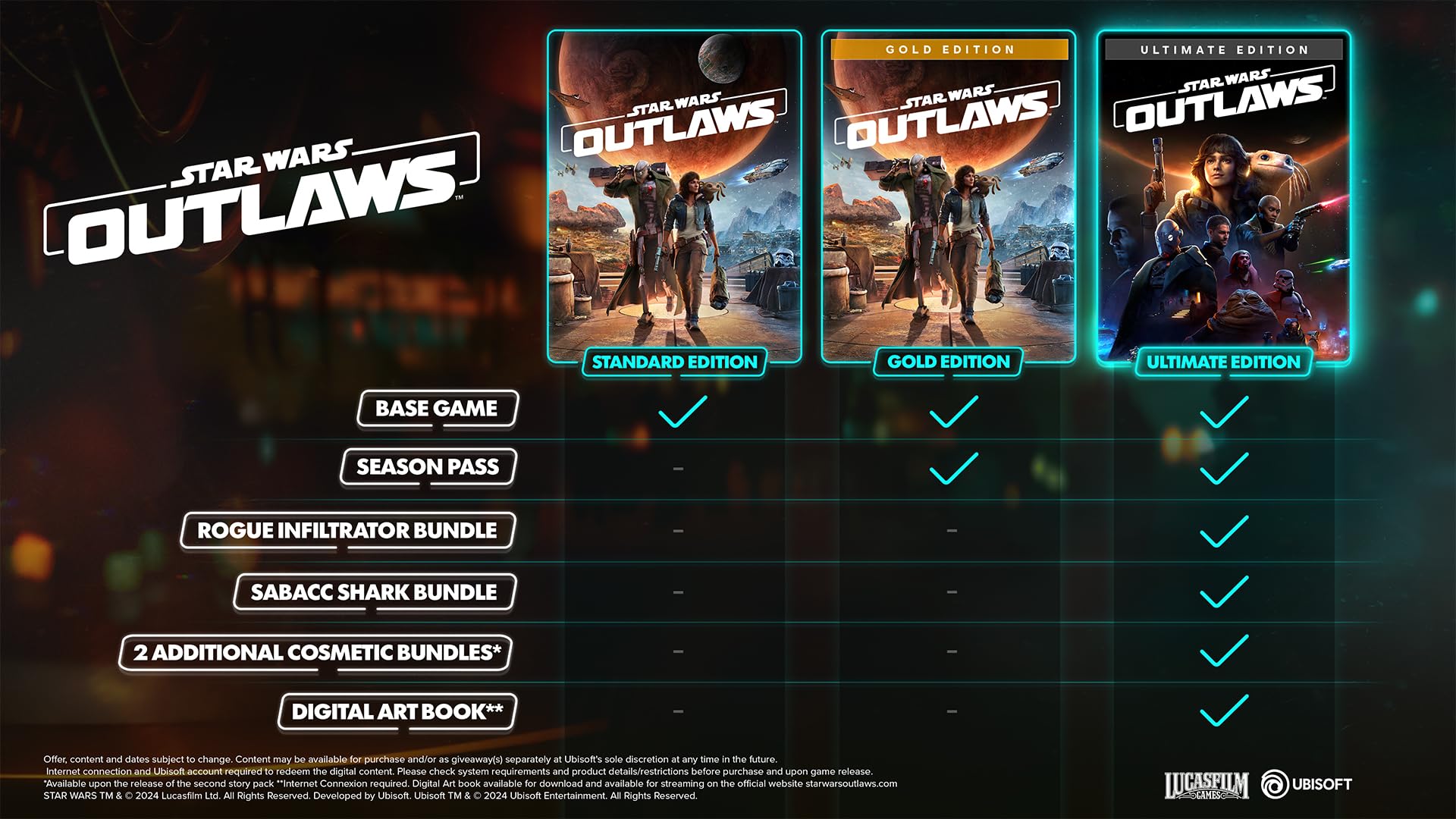 Star Wars Outlaws - Limited Edition (Amazon Exclusive), PlayStation 5 jlhbookstore.store