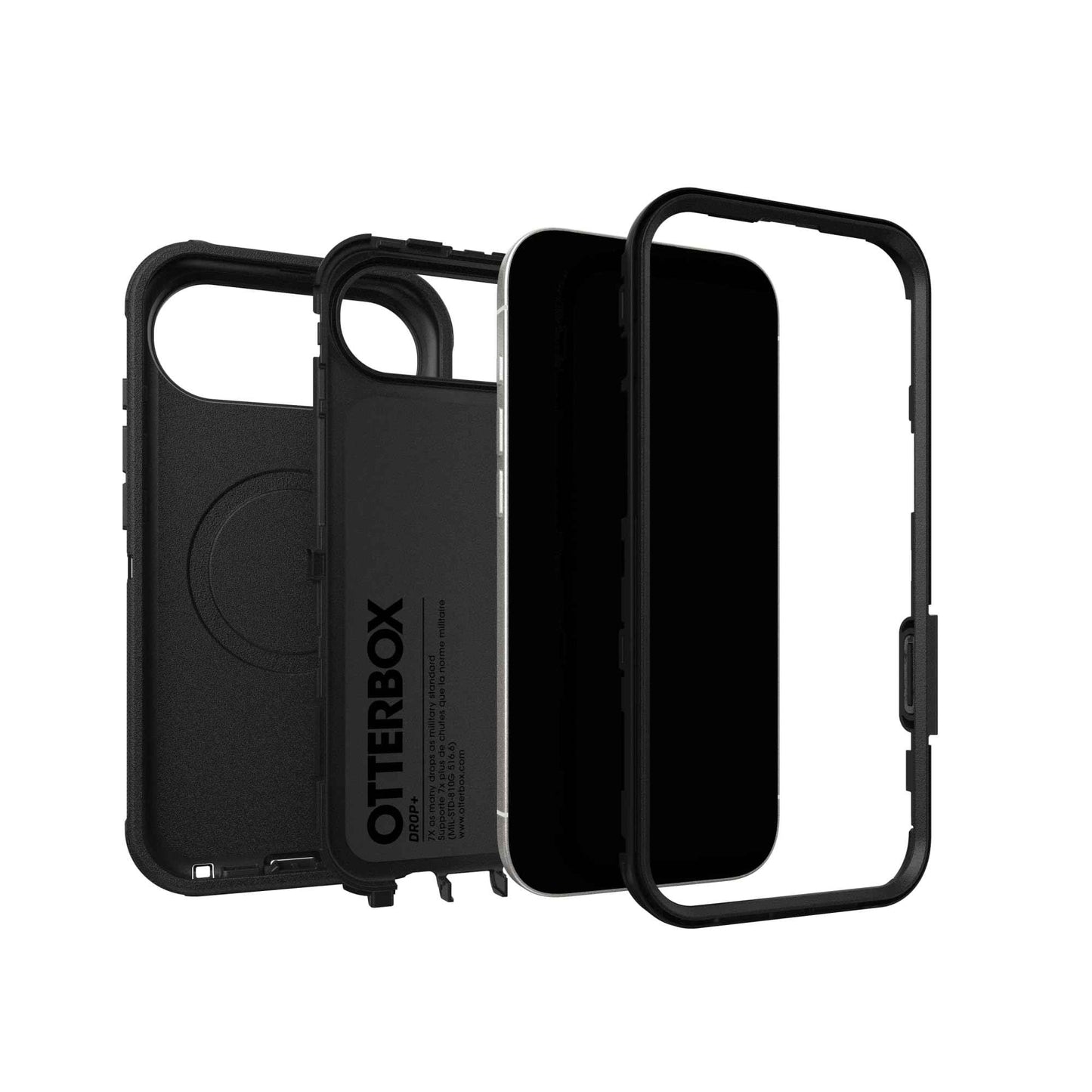OtterBox iPhone 17 Pro Max Defender Pro Series Case - Black - Tough, Rugged & Durable iPhone Case, Snaps on MagSafe