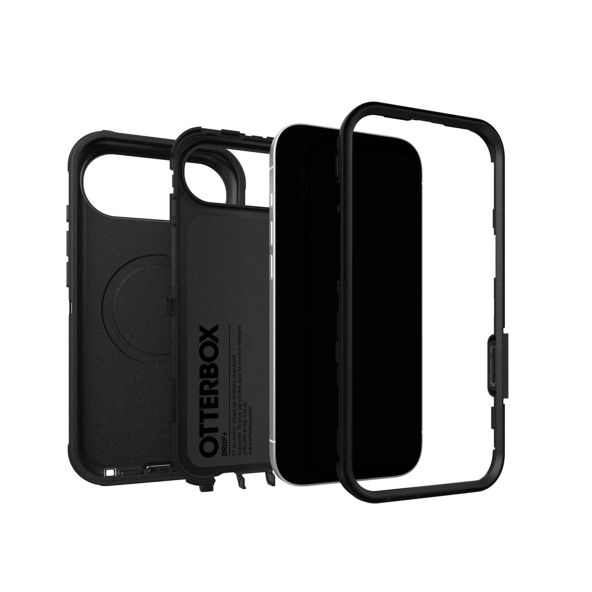 OtterBox iPhone 17 Pro Max Defender Pro Series Case - Black - Tough, Rugged & Durable iPhone Case, Snaps on MagSafe