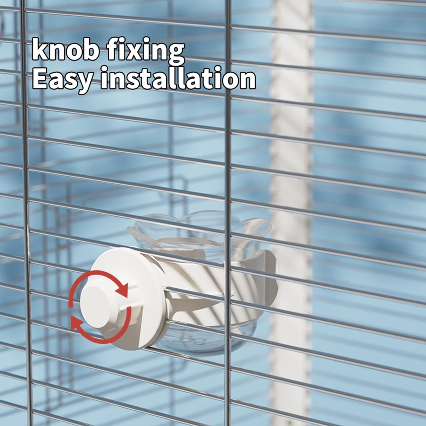 2pcs/4pcs PET Bird Bowls with Clamp, Bird Cage Feeder, Durable Water Bowl, Feeding Cups, Water Feeder for Cockatiel, Parakeet, Macaw, Finches, Lovebirds, Small Animals Gray (Pink, 2pcs)