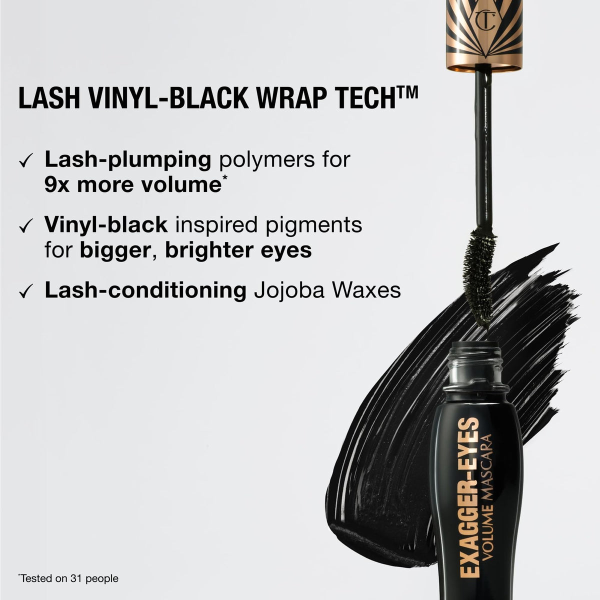 Charlotte Tilbury Exagger-Eyes Volume & Length Mascara, Exagger-Black