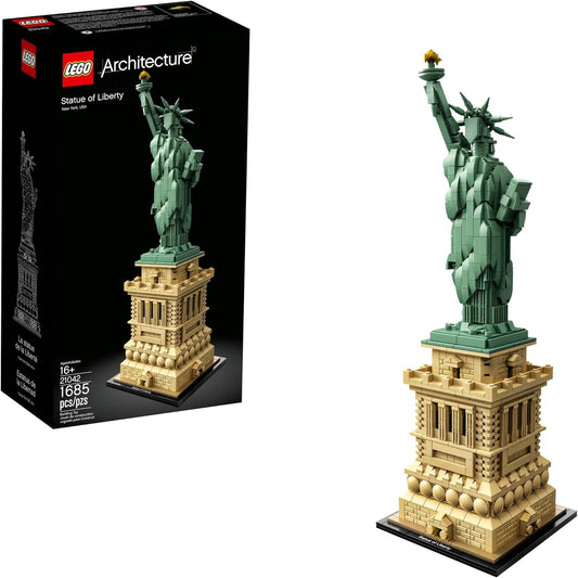 LEGO Architecture Statue of Liberty 21042 Model Building Set - Collectible New York City Souvenir, Creative Home Décor or Office Centerpiece, Great Gift Idea for Adults and Teens